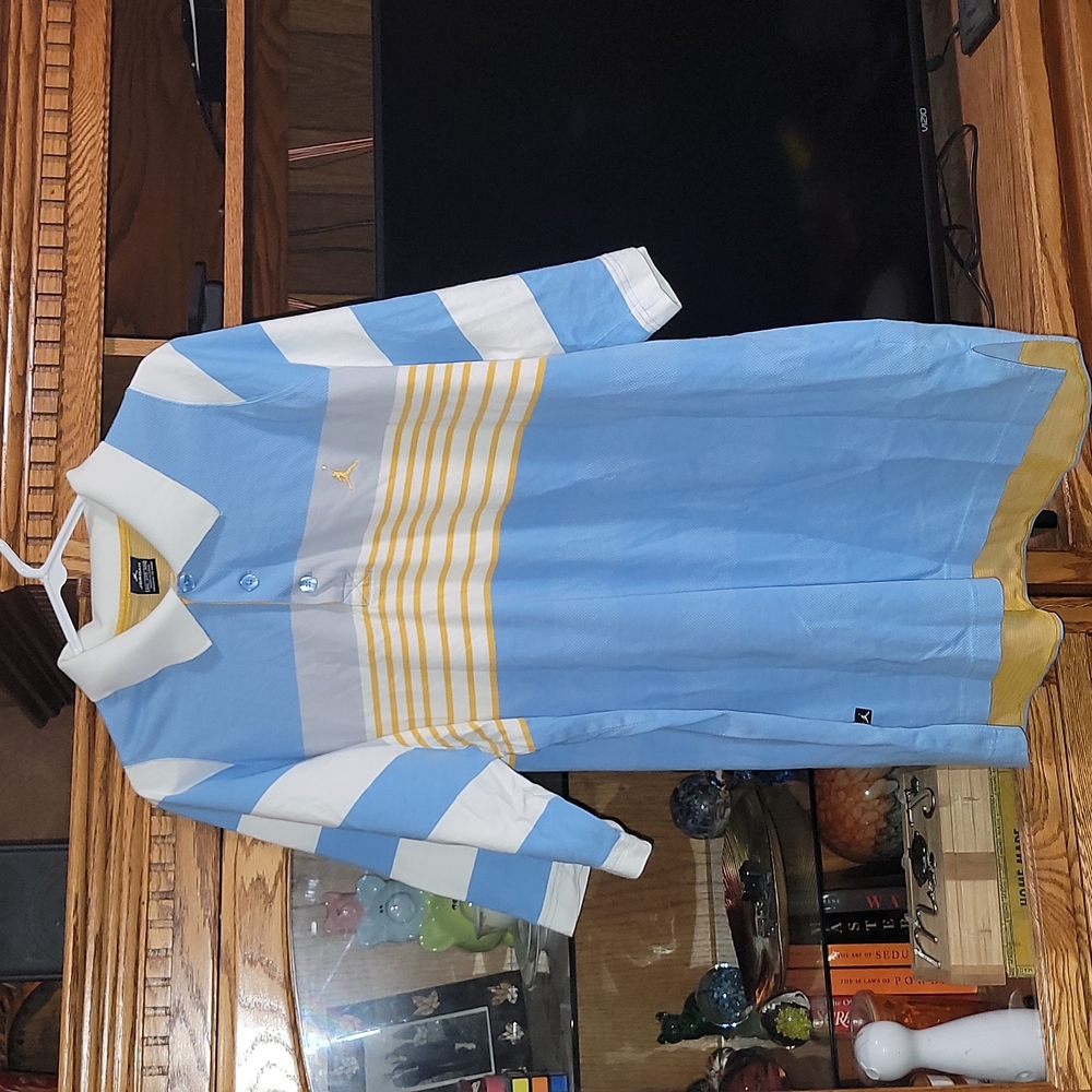 Vintage Nike Air Jordan Striped Polo